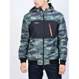 HOODED BOMBER  JACKET 192.EM10.127 CAMOUFLAGE
