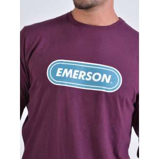 LONG SLEEVE TEE 192.EM31.18 WINE