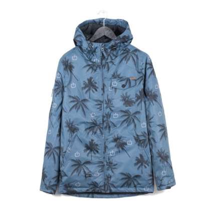Padded Hooded Long Jacket 172.EM10.47 BLUE