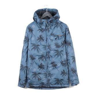 Padded Hooded Long Jacket 172.EM10.47 BLUE