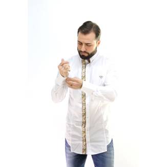 Stefan shirt 9008s/20 WHITE