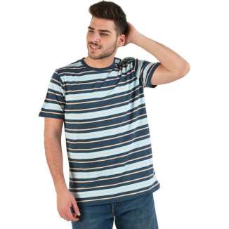 STRIPED TEE 191.EM33.85 DUSTY BLUE