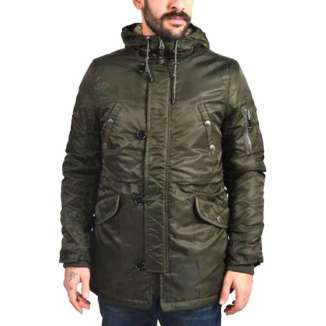 HOODED SEMI LONG JACKET...