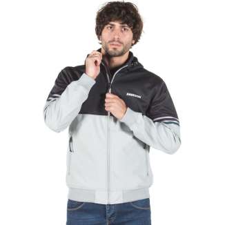 DETACHABLE HOOD BONDED JACKET 182.EM11.51 OFF WHITE/GREY