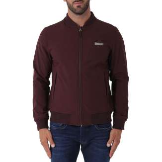 BONDED BOMBER JACKET 182.EM11.08 WINE