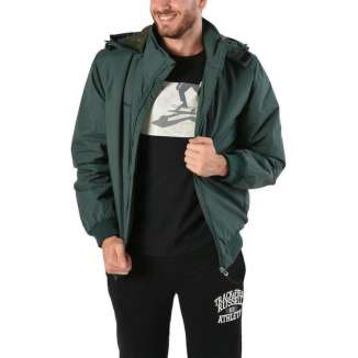 DETACHABLE HOOD BOMBER JACKET 182.EM10.149 OLIVE