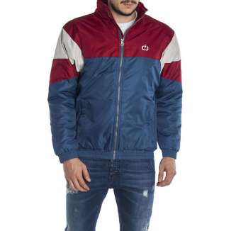 VINTAGE BOMBER JACKET 182.EM10.11 BLUE/RED/ICE