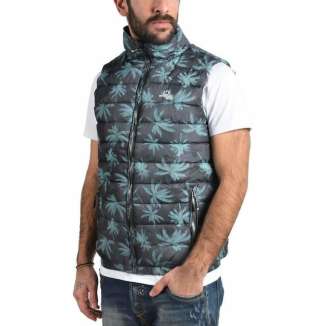 HOODED VEST JACKET SMR1732N EBONY