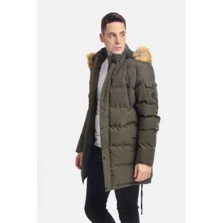 PACO HOODED LONGLINE PUFFER...
