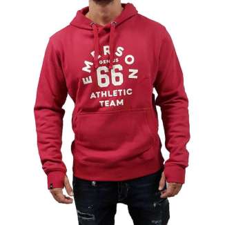 GRAPHIC PRINT HOODIE 182.EM20.18 RED