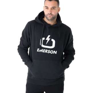 EMERSON LOGO HOODIE 192.EM20.45 BLACK