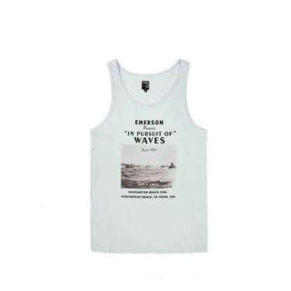 GRAPHIC TANK TOP 191.EM37.44 BLUE