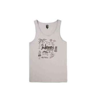 HAWAII ART PRINT TANK TOP 191.EM37.45 VIOLET GREY