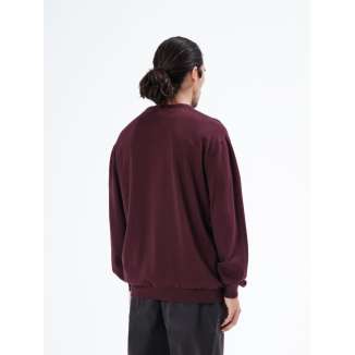 COTTON PULLOVER SWEATER MKE1690 WINE