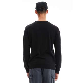 COTTON PULLOVER SWEATER MKE1690 BLACK