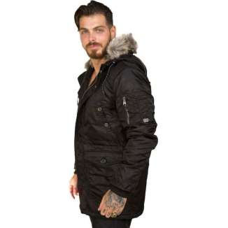 HOODED SEMI LONG JACKET...
