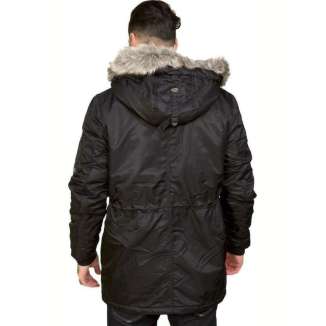 HOODED SEMI LONG JACKET...