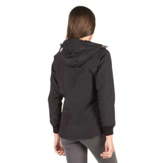 HOODED LONG JACKET W1441 BLACK