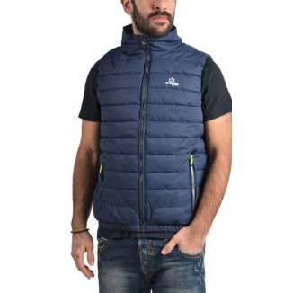 HOODED VEST JACKET SMR1732N NAVY