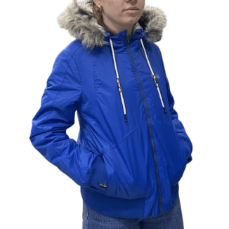 HOODED BOMBER JACKET W1437...
