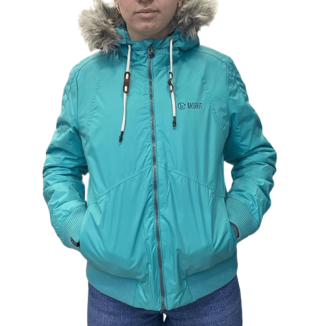 HOODED BOMBER JACKET W1437...