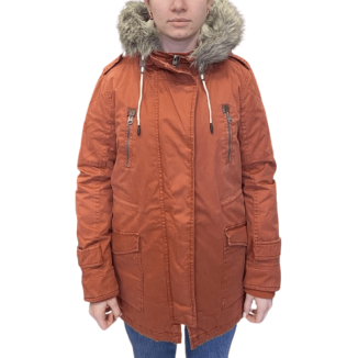 COTTON PARKA W1440 ORANGE