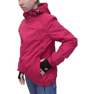 HOODED SIDE ZIP JACKET...