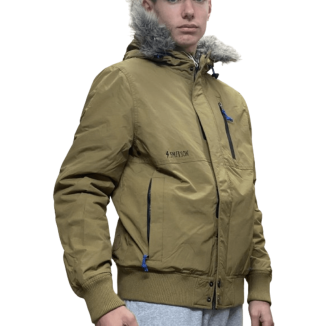 HOODED BOMBER SPORT JACKET...