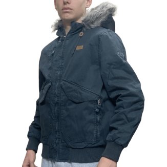 HOODED BOMBER JACKET...