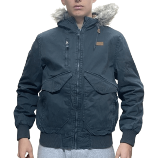 HOODED BOMBER JACKET...