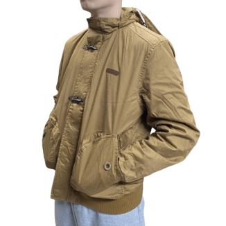 HOODED BOMBER COTTON JACKET...