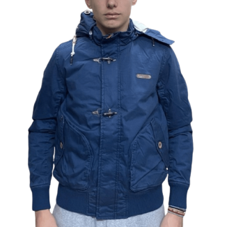 HOODED BOMBER COTTON JACKET...