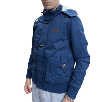 HOODED BOMBER COTTON JACKET...