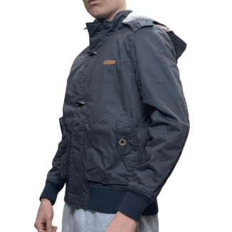 HOODED BOMBER COTTON JACKET...