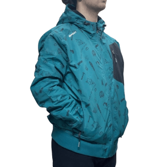 BASEHIT HOODED BOMBER...