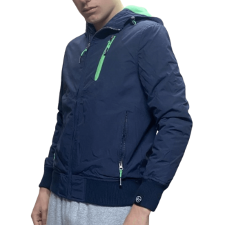 BASEHIT HOODED BOMBER...