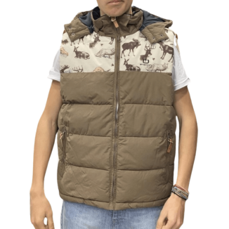 HOODED VEST JACKET MR1327...
