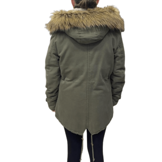 INOX COTTON PARKA 16566 OLIVE