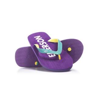 MENS FLIP FLOPS 191.EM95.03 PURPLE/GREEN/YELLOW