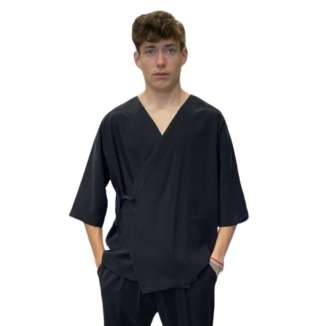 KIMONO MON'C CUPRO M5447 BLACK