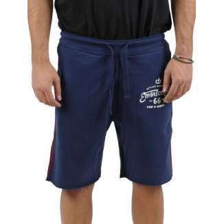 Vintage Sweat Shorts 181.EM26.08 D.ROYAL/WINE