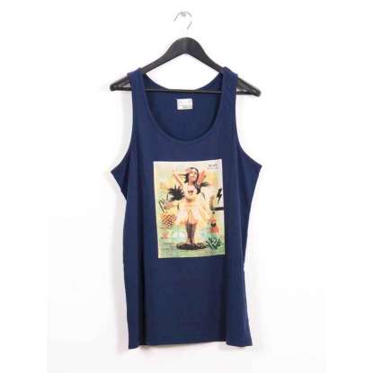 GRAPHIC TANK TOP MTR1616 NAVY