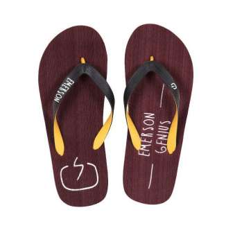 MENS FLIP FLOPS 181.EM95.14 WINE/BLACK/YELLOW