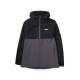 HOODED BONDED SEMI LONG JACKET 192.EM11.03 GREY