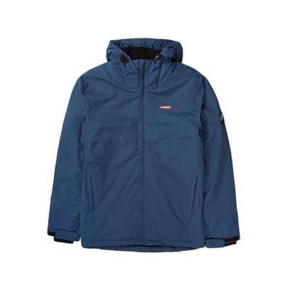 HOODED SEMI LONG JACKET 192.EM10.03 ROYALHOODED SEMI LONG JACKET 192.EM10.03 ROYAL