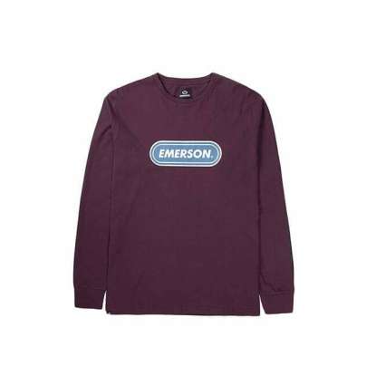 LONG SLEEVE TEE 192.EM31.18 WINE