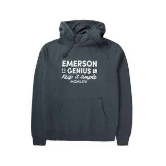 EMERSON GENIUS HOODIE 192.EM20.56 PINE