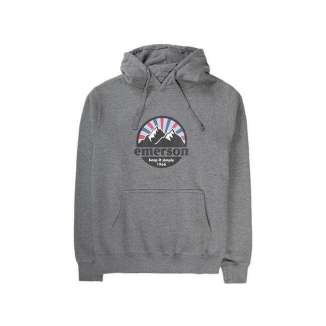 EMERSON GRAPHIC PRINT HOODIE 192.EM20.58 GREY