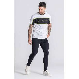White/Yellow Neo(N) Signature Tee 0142
