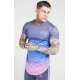 Curved Hem Fade Tee 15755 PURPLE